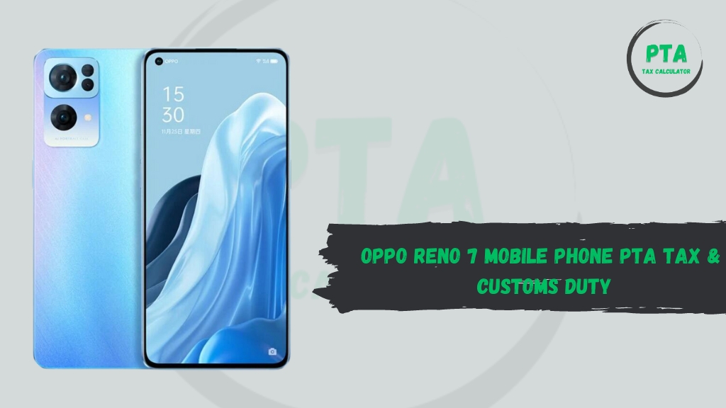 oppo reno 6 pro pta tax